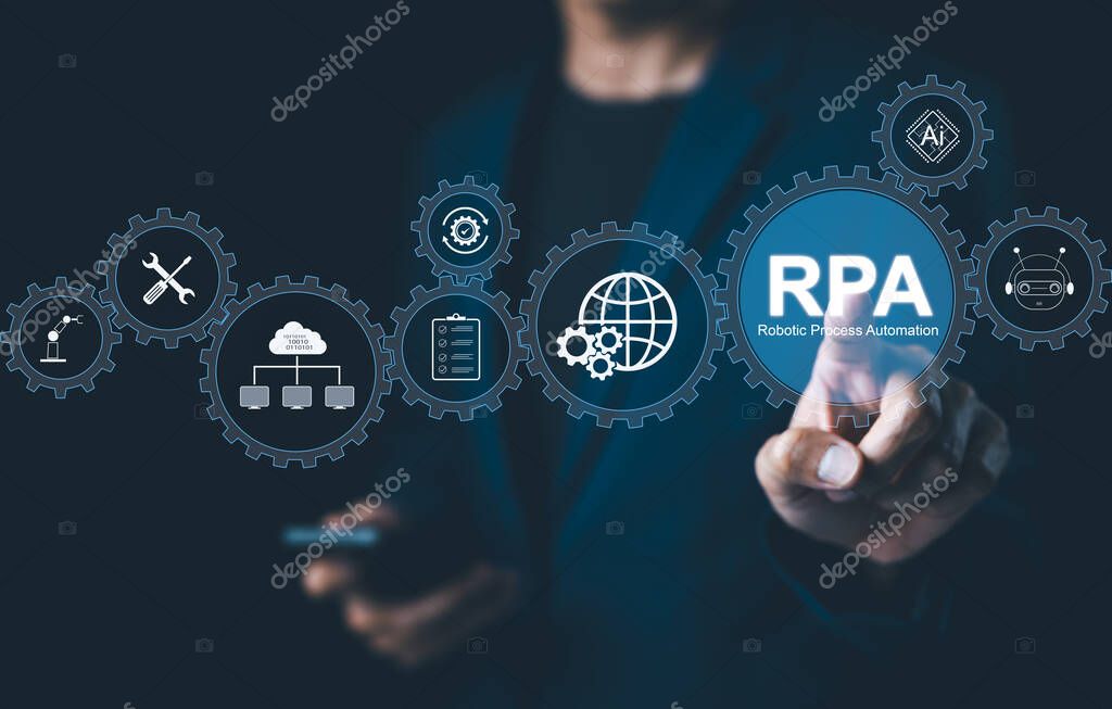 RPAによる自動化イメージ